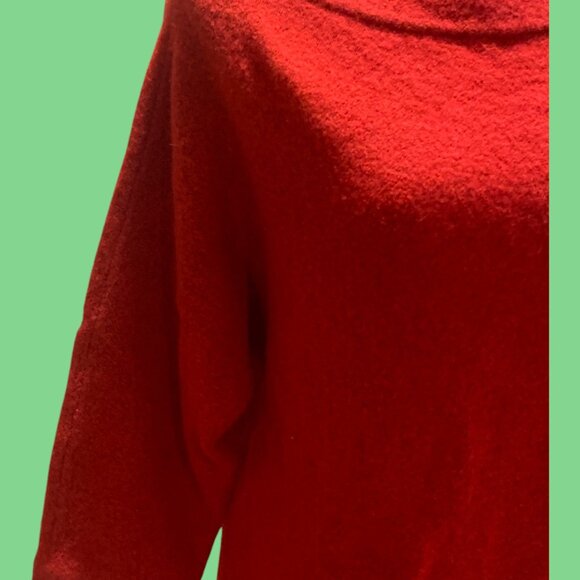 JONES NEW YORK Collection Women's Ruby Red Knit Pullover Sweater - Picture 6 of 8